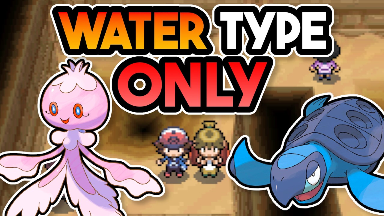 Can I Beat Pokemon Black with ONLY Water Type Pokemon?
