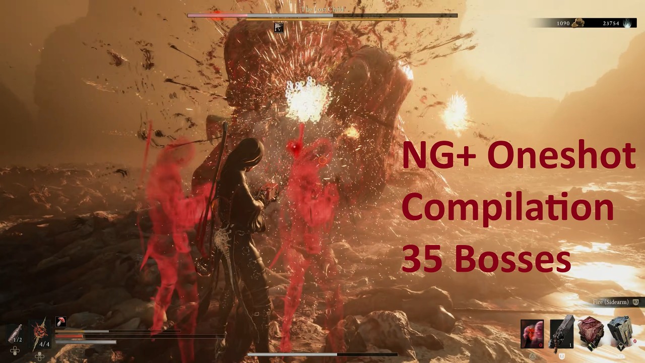 Mortal Shell 2 NG+ // Satisfying Oneshot Compilation // 35 Bosses // Build at the End of the Video!