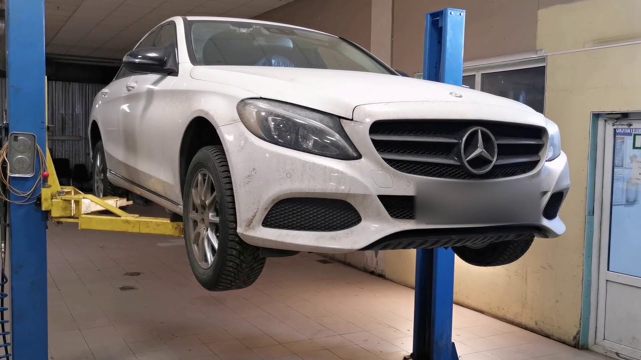 Mercedes Benz C проблема с рулевой рейкой