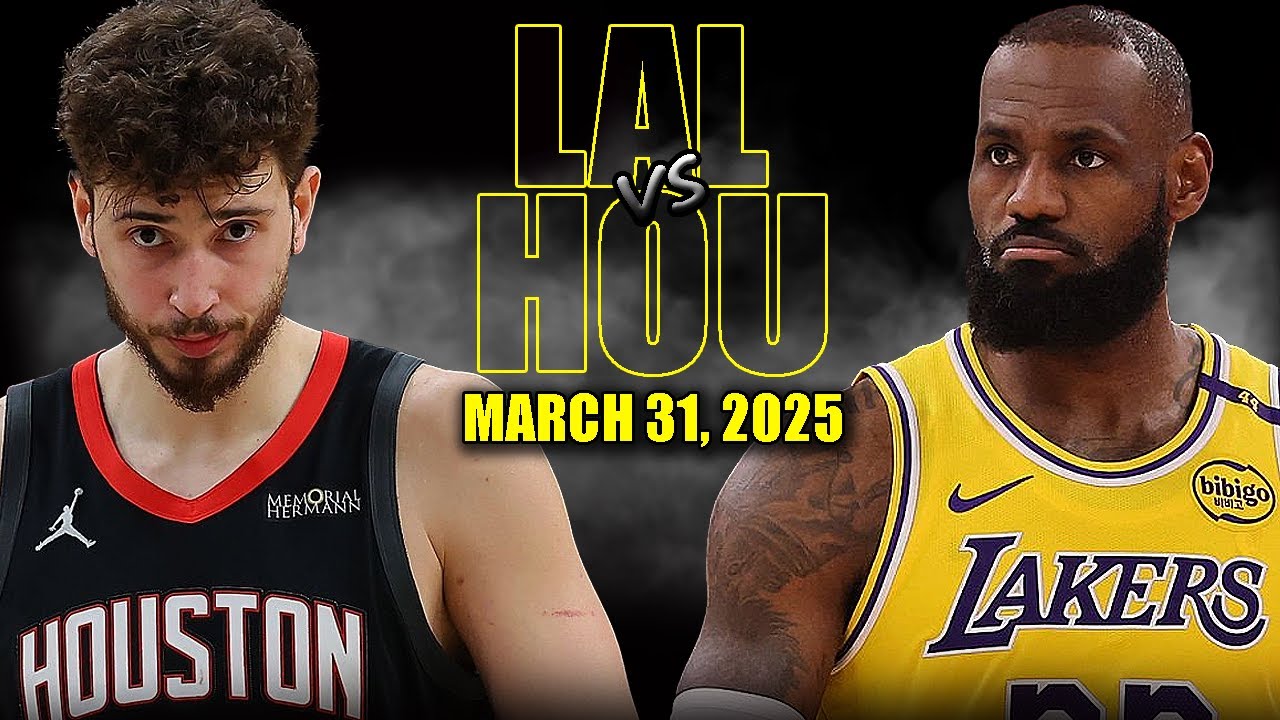 Los Angeles Lakers vs Houston Rockets Full Game Highlights - March 31, 2025 | NBA Regular Season