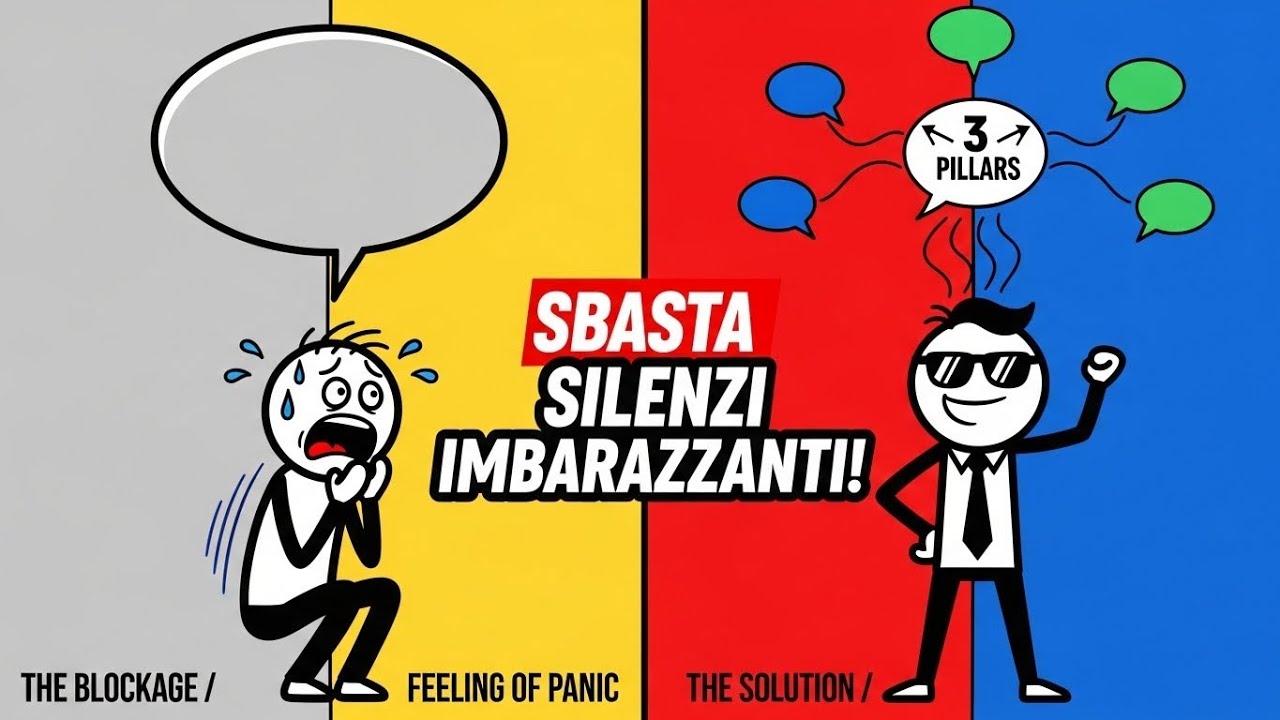 I 3 Pilastri per NON Restare MAI in Silenzio Imbarazzante (La Scienza della Conversazione)