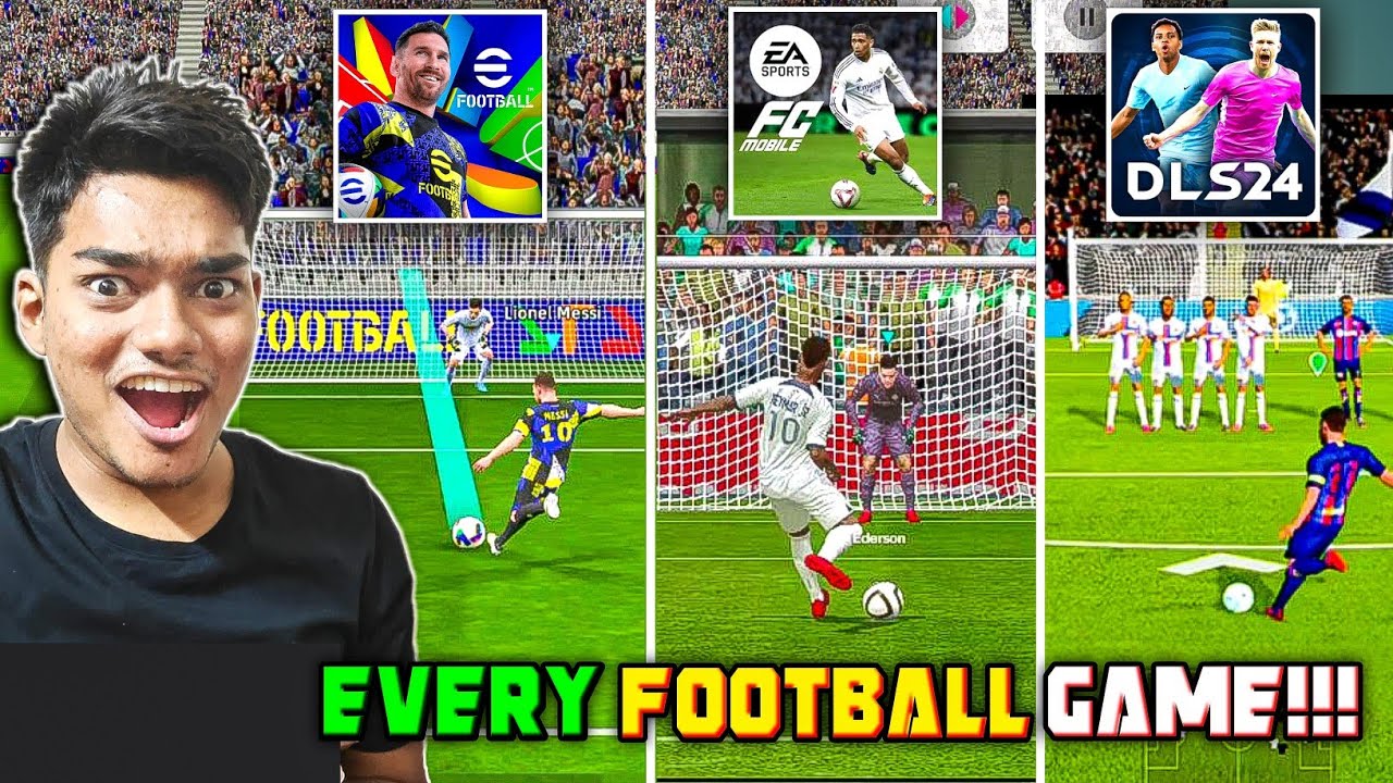 FINDING BEST FOOTBALL GAME FOR MOBILE!!! ⚽🔥