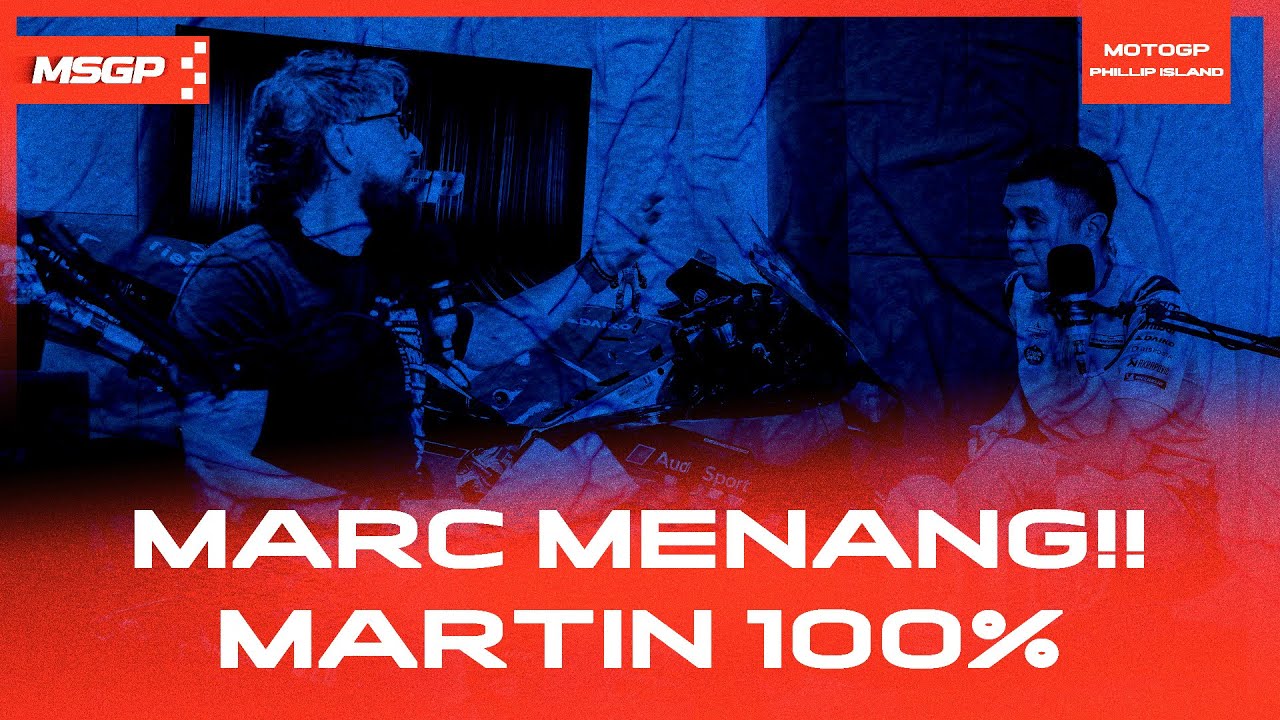 MotoGP Australia - Marc Menang!! Martin 100%