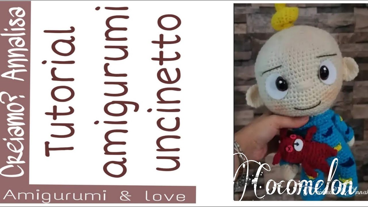 Cocomelon amigurumi bambolotto bambola pupazzo crochet doll uncninetto