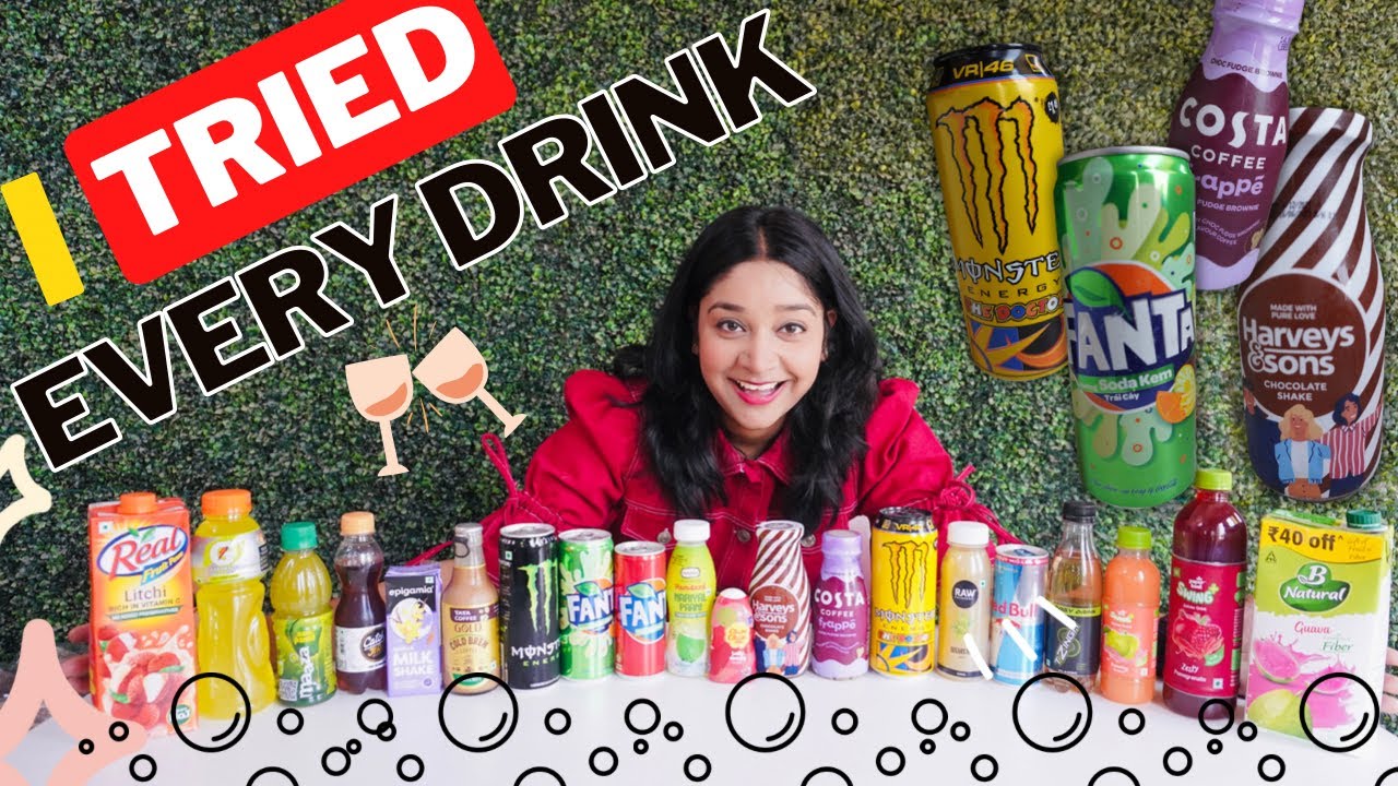 I Tried All The Soft Drinks | Drinks Review | @Fun2ooshFood