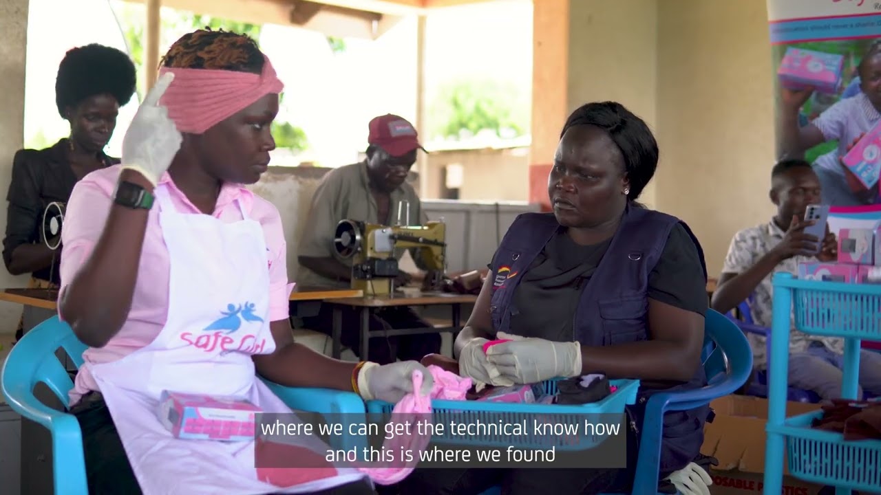 Production of Reusable Sanitary Pads at Rhino Camp, Arua by Safe Girl