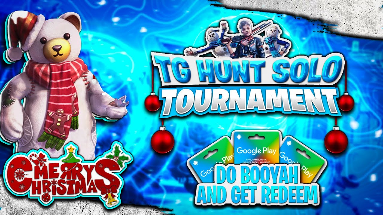 TG HUNT SUBSCRIBERS SOLO TOURNAMENT DO BOOYAH AND GET READEEM | #TGHUNT #TOTALGAMING #TOURNAMENT