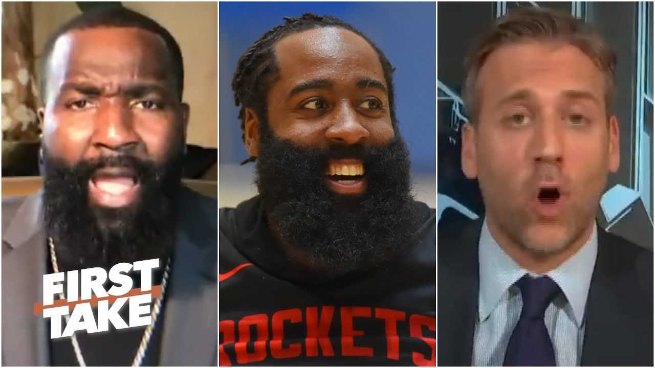 Max and Perk get heated arguing James Harden vs. Allen Iverson | First Take