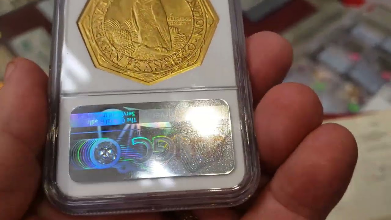 1915-S Pan-Pac $50 Gold Octagonal (RARE)...