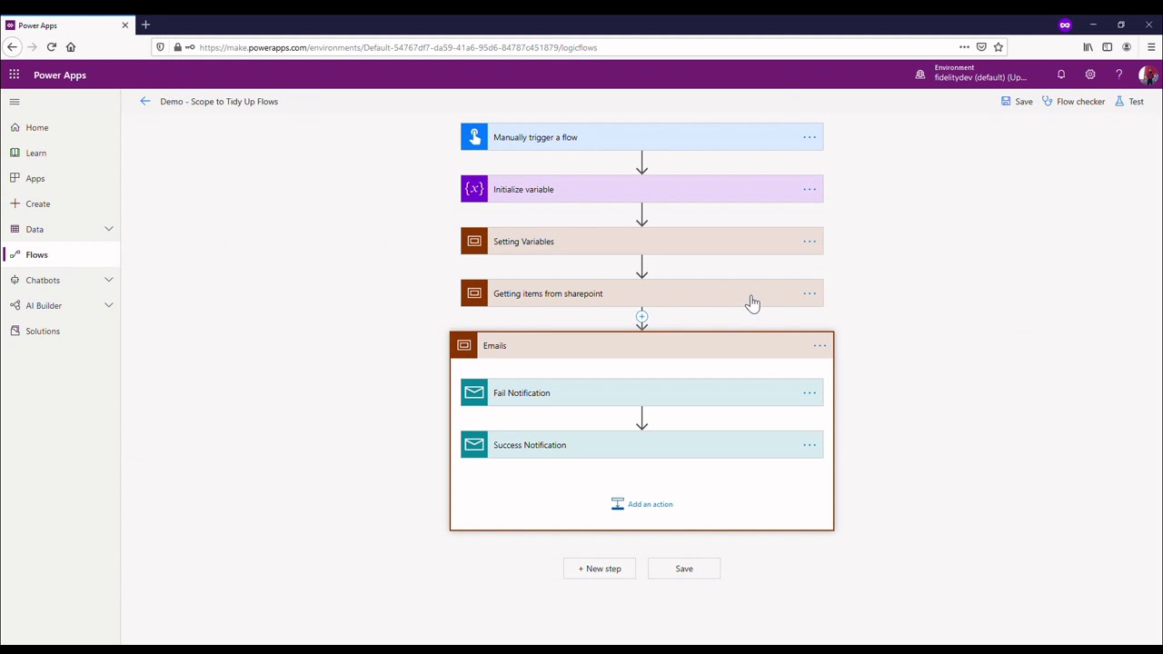 Power Automate Flow - SCOPE Tutorial