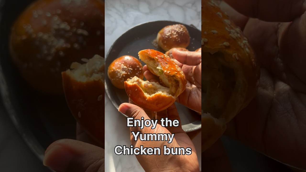 Easy Iftar Snack Recipe | chicken bun #easyrecipes #ramadansnack #shorts