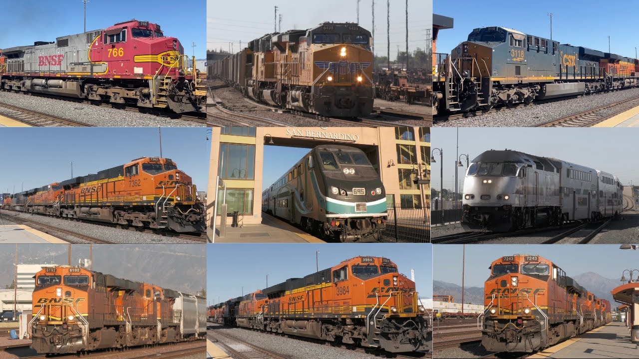Railfanning San Bernardino Depot FT CSX, NS, Warbonnets and More 10/7/2023