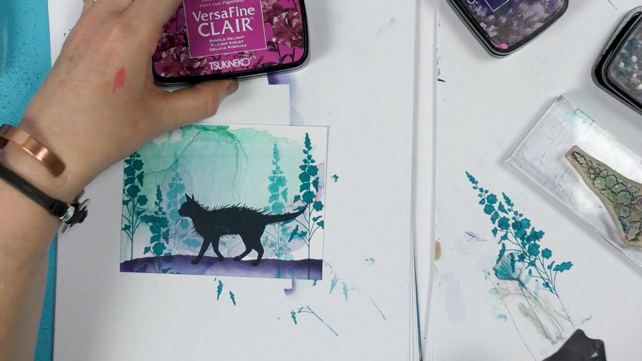 Two cards, Mimsy and The Fairy Pods - A Lavinia Stamps Tutorial