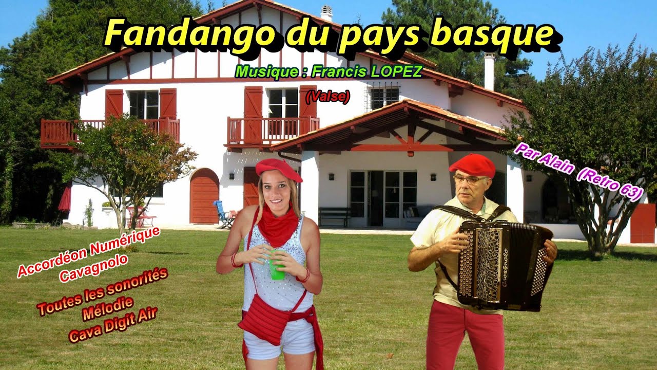 Fandango Du Pays Basque  Par Retro63 Et son Accordéon Numérique Cavagnolo