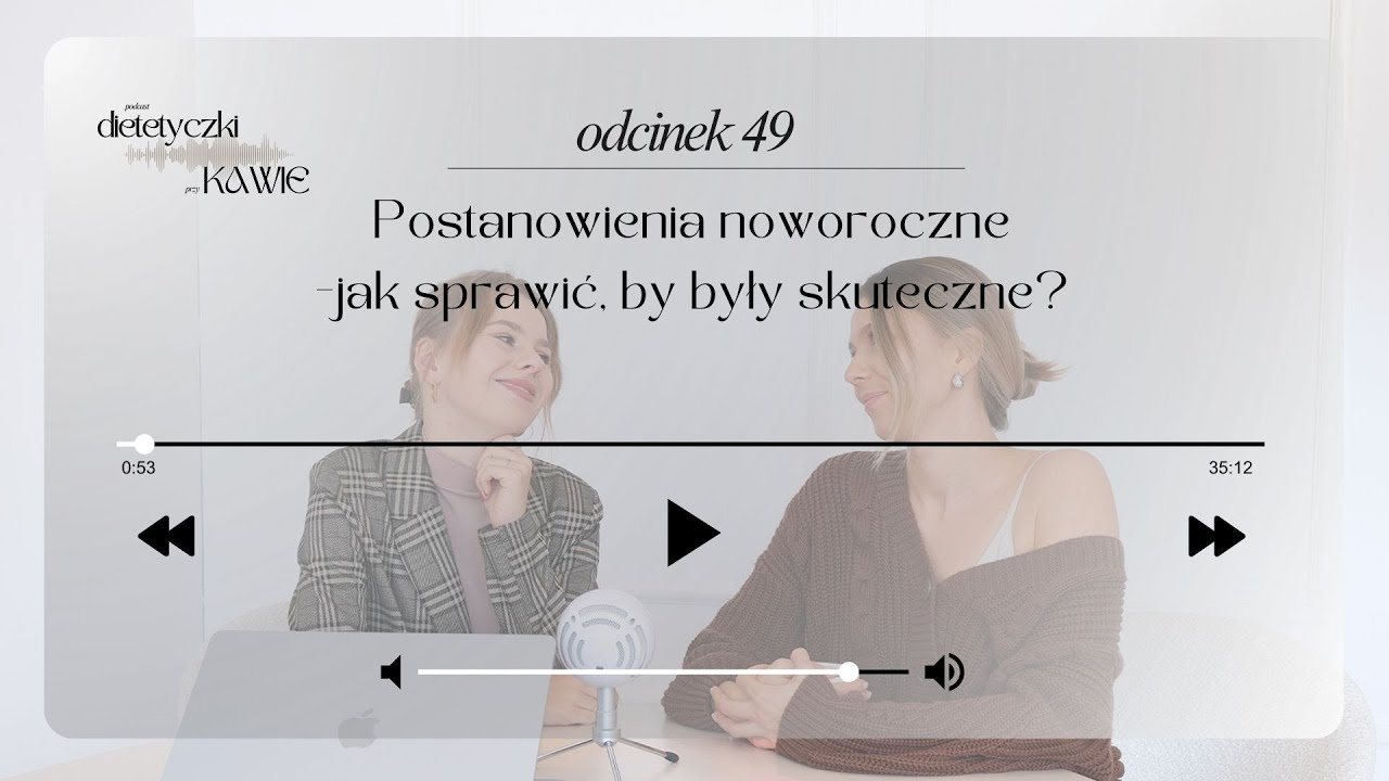O realnych postanowieniach noworocznych | Dietetyczki przy kawie - odcinek 49