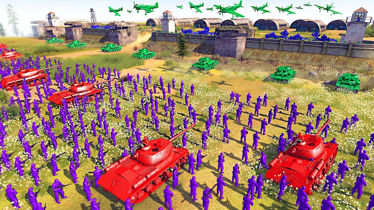Largest Army Men WALL FORTRESS Siege EVER! - Army Men: Unifying War 9