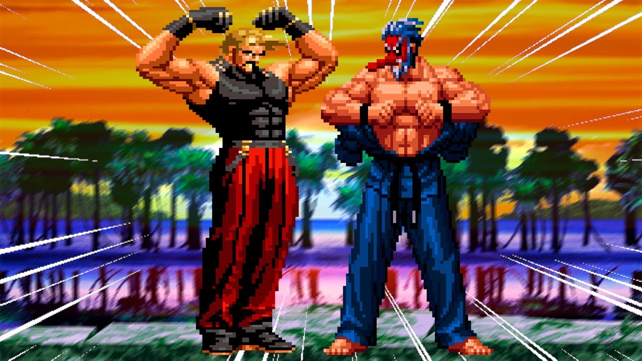 Kof Mugen Omega Rugal VS Mr. Karate