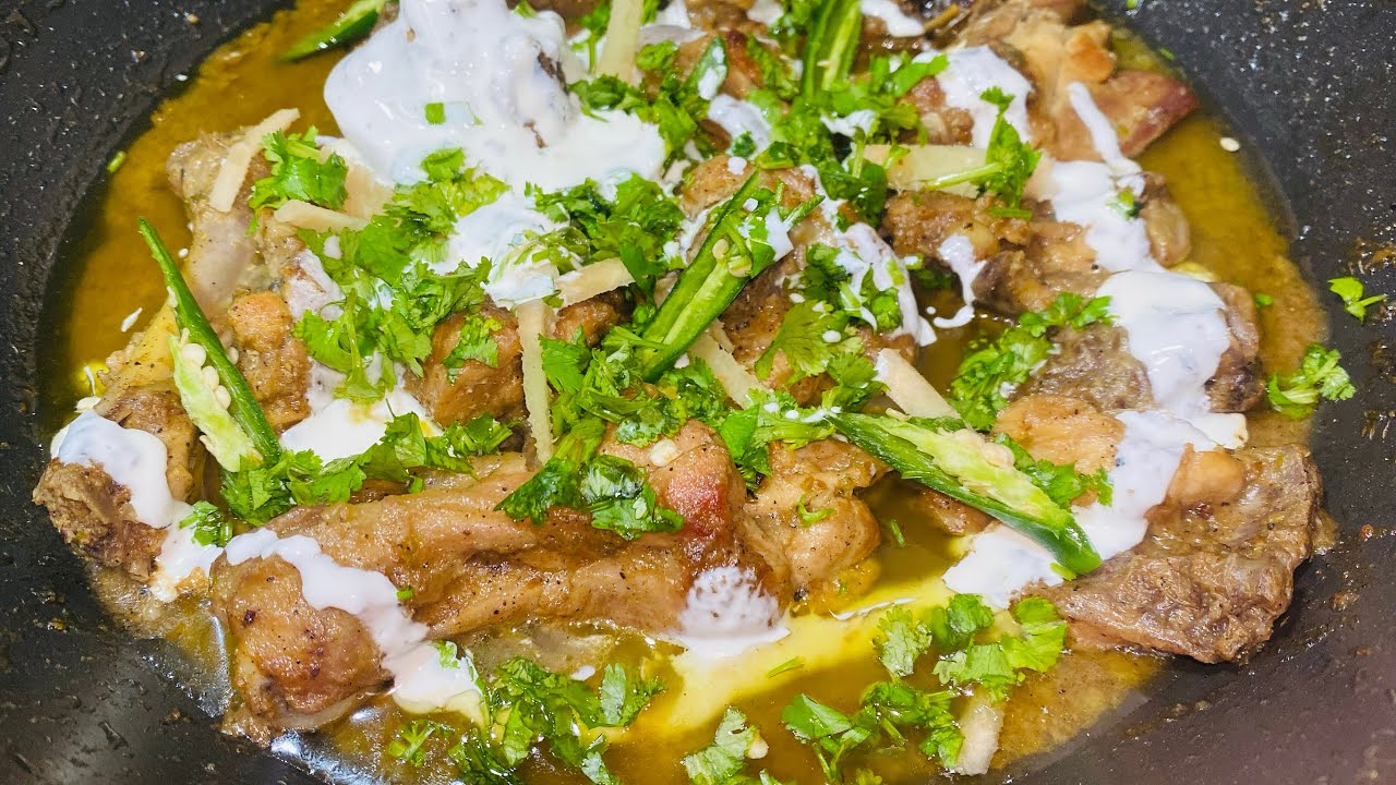 Dawat Special Chicken White Karahi |Restaurant Style