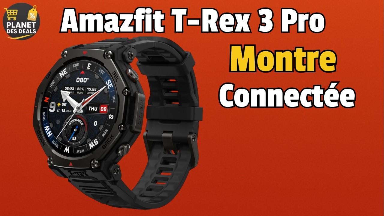 🔥 Amazfit T-Rex 3 Pro : Test Complet + Avis & Prix 2026 ⌚💪