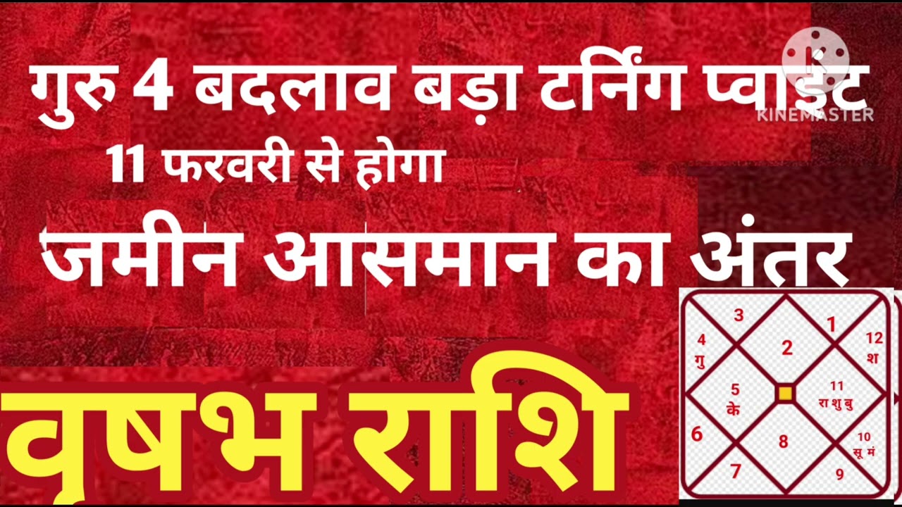 वृषभ राशि 11 फरवरी गुरु चार बादलाव बड़ा टर्निंग प्वाइंट जमीन आसमान का अंतर #astrology #jyotish 