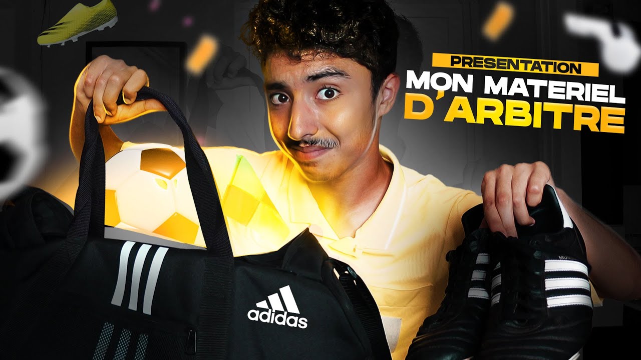 Présentation de tout mon matériel d'Arbitre.