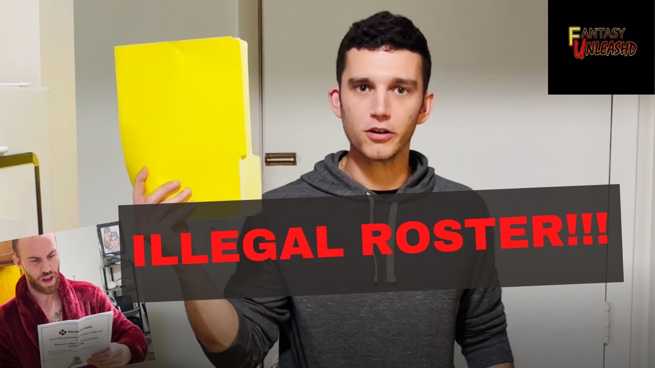 Illegal Roster! Crazy Fantasy Football Commissioner Lays Down The Law