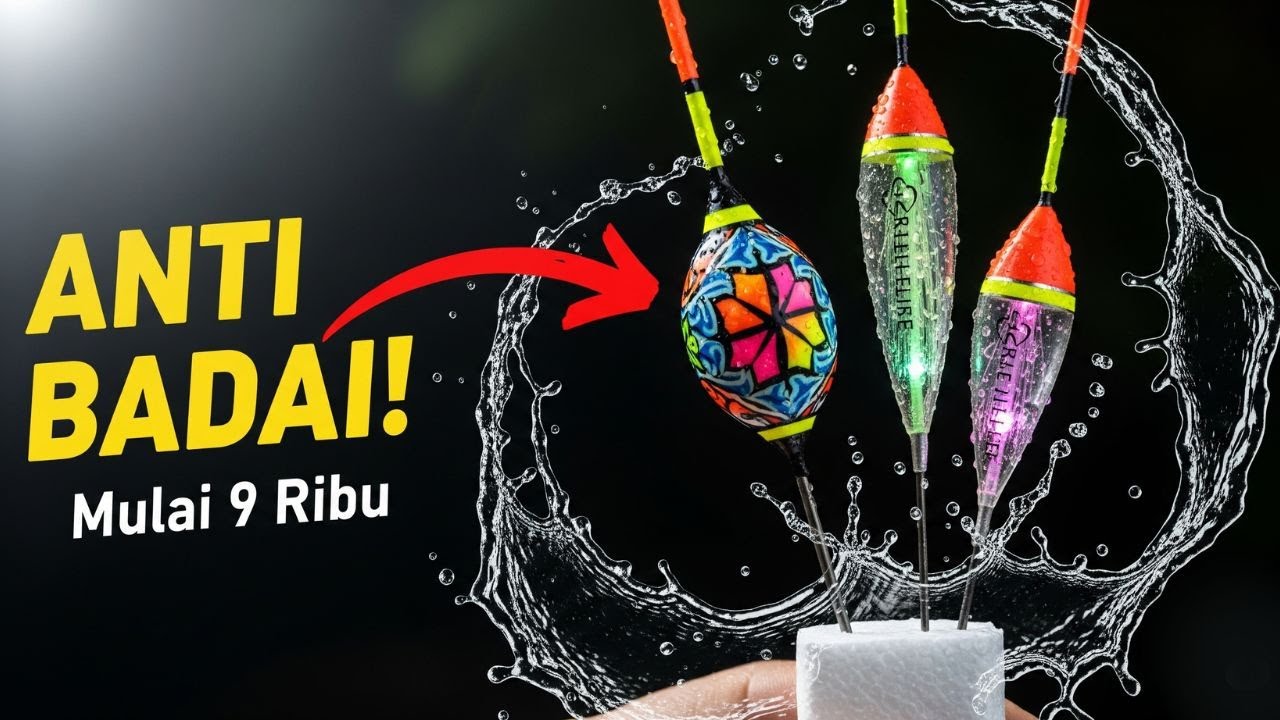 5 Pelampung Pancing Anti Badai Murah & Terbaik 2025!