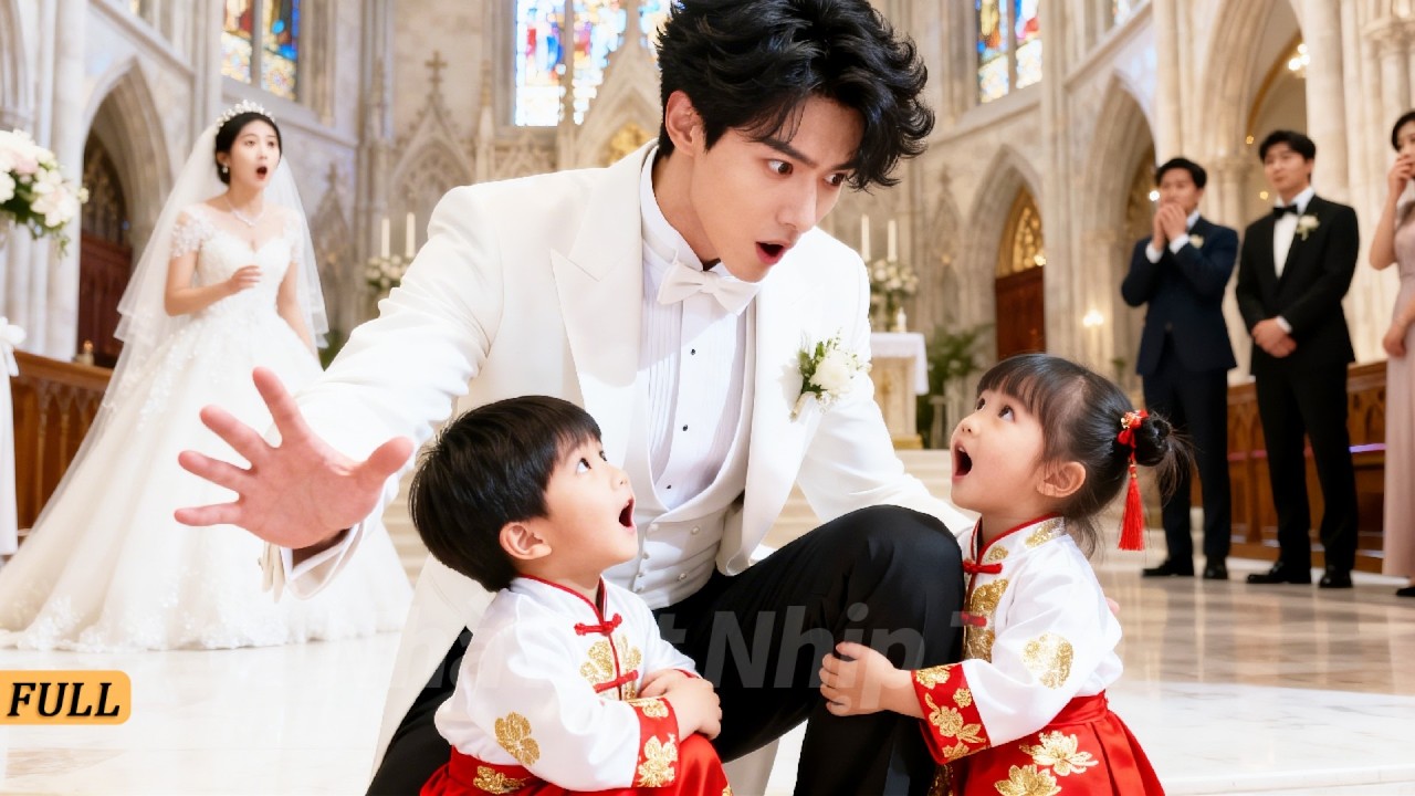 Ngay tại lễ cưới, hai đứa trẻ gọi CEO là “ba”—anh lập tức tuyên bố: “Dừng cưới, đưa con về nhà!”