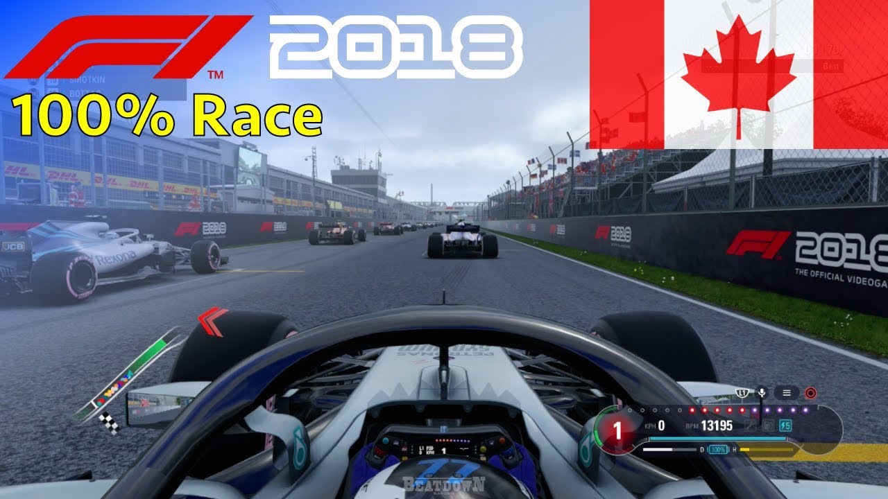 F1 2018 - Let's Make Bottas World Champion #7: 100% Race Canada