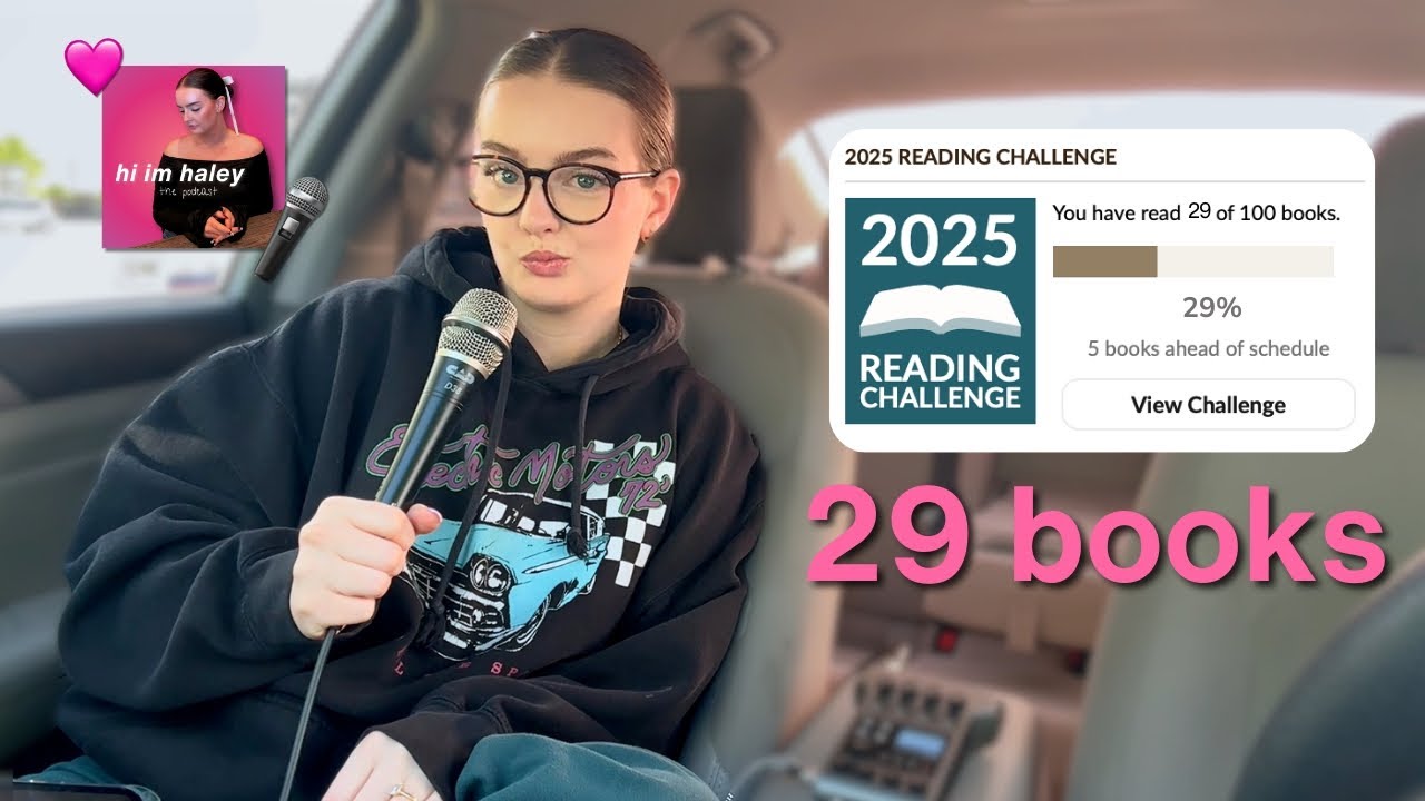 the 29 books i read in january, february, and march 🎤 hi im haley ep 10