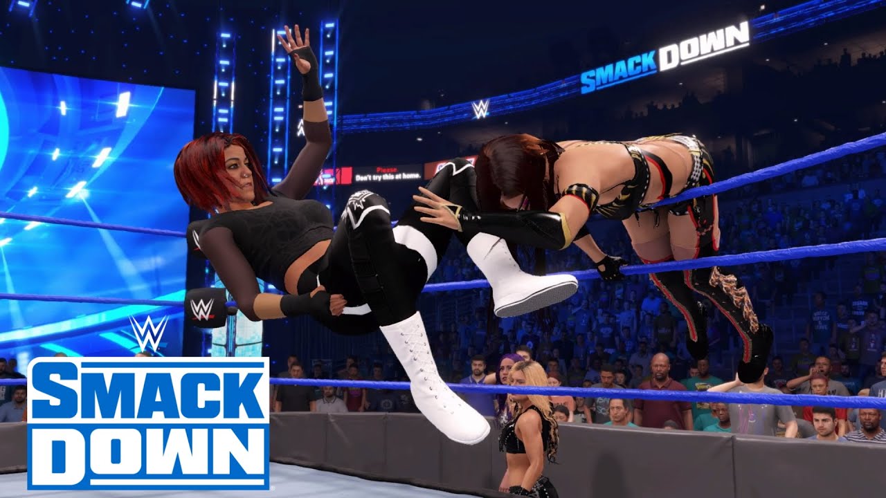 WWE 2K22 SMACKDOWN KAIRI SANE (W/TONI STORM & GIGI) VS BAYLEY (W/DAMAGE CTRL)