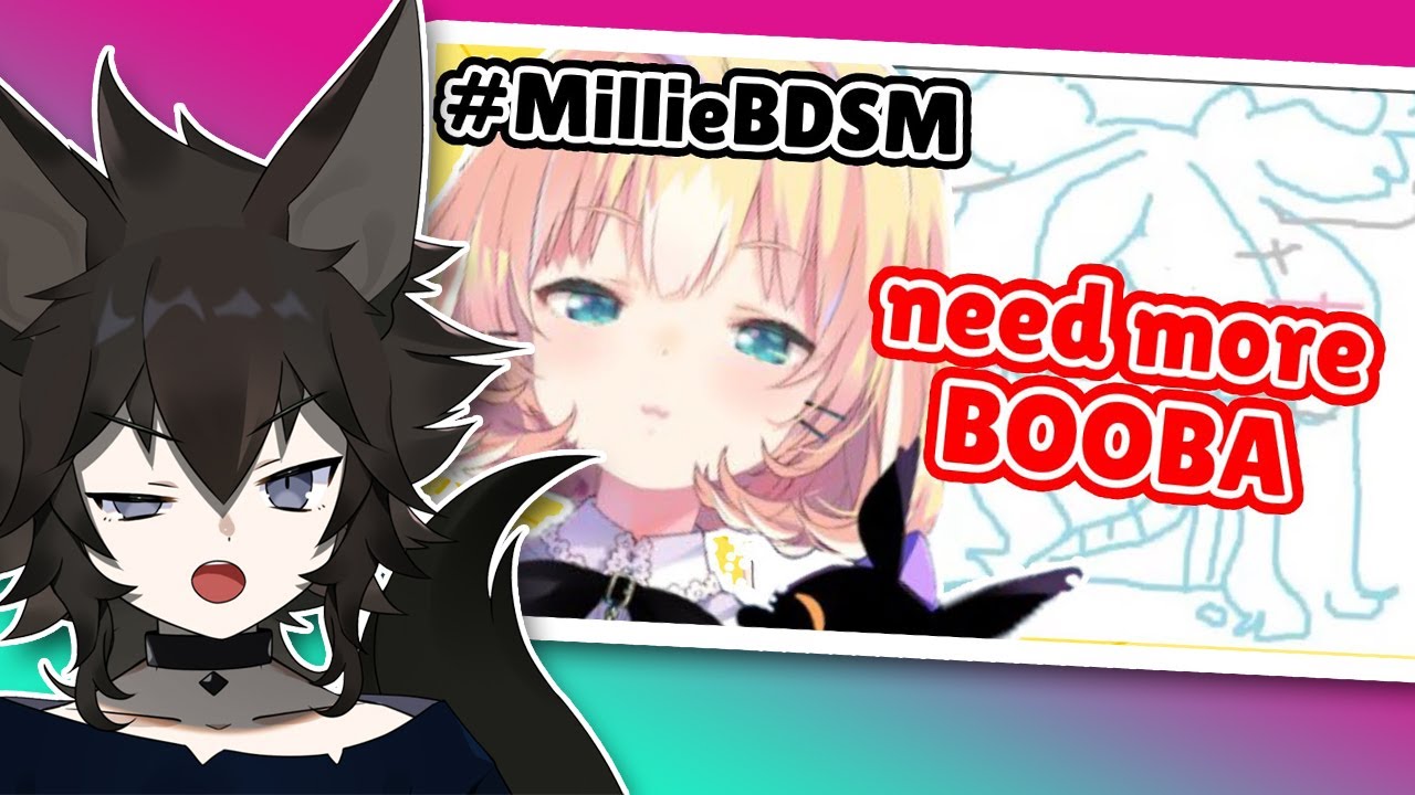 Can she do art? - Millie grading everyone art but.. [#MillieBDSM highlight] (REACTION)