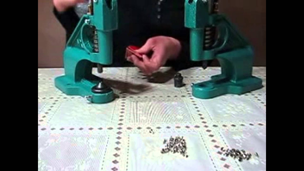 DIY Setting Rivets Using Hand Press Machine Tool Setter, Fast and Easy