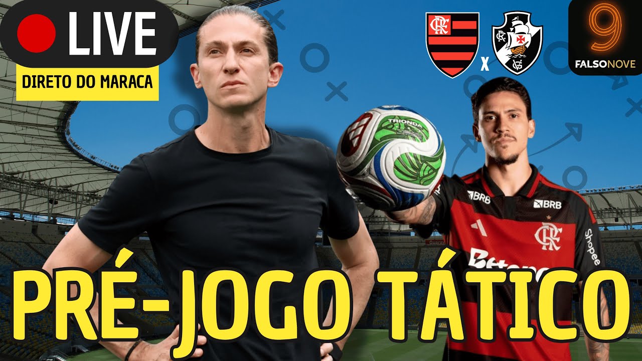 🔴 AO VIVO DO MARACANÃ! FLAMENGO x VASCO E A ESCALAÇÃO FINAL DE FILIPE LUÍS