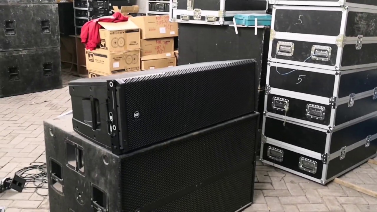 Dengerin Line Array Keramat Brewog RCF HDL50-A + SUB 9007-AS - Suaranya Nyaman Di Dada Dan Telinga
