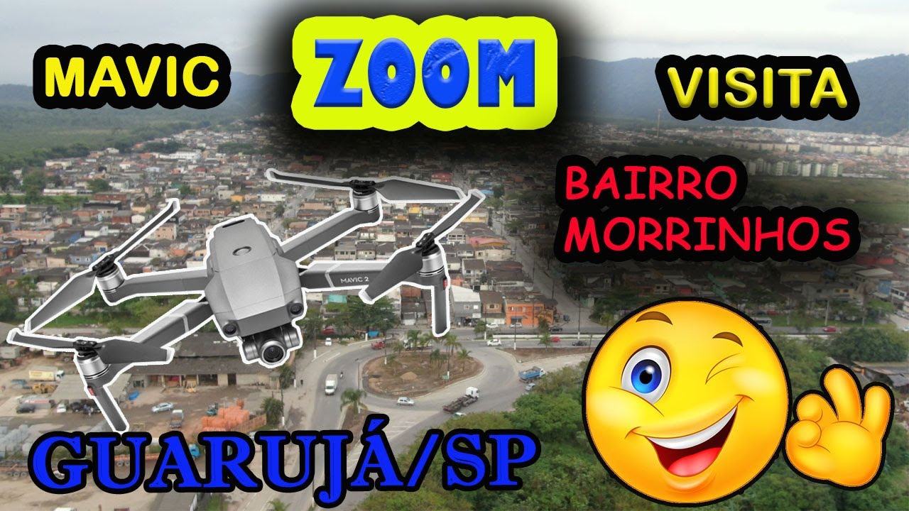 Mavic ZOOM visita BAIRRO Morrinhos, Guarujá/SP