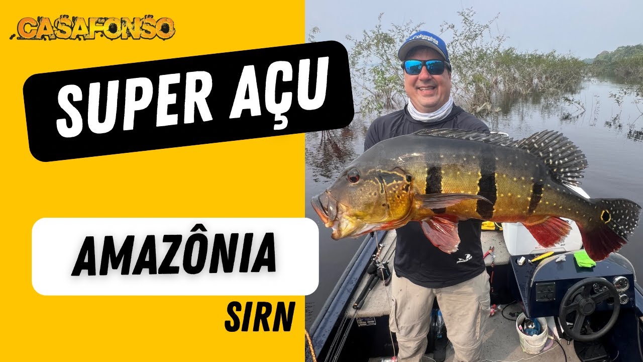 PESCARIA NO SUPER AÇU SIRN - SANTA ISABEL DO RIO NEGRO -  AMAZÔNIA - RIO PRETO