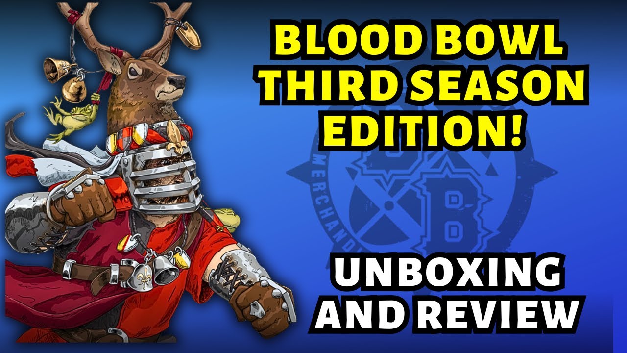 Распаковка третьего сезона издания Blood Bowl! Бретонцы против царей гробниц
