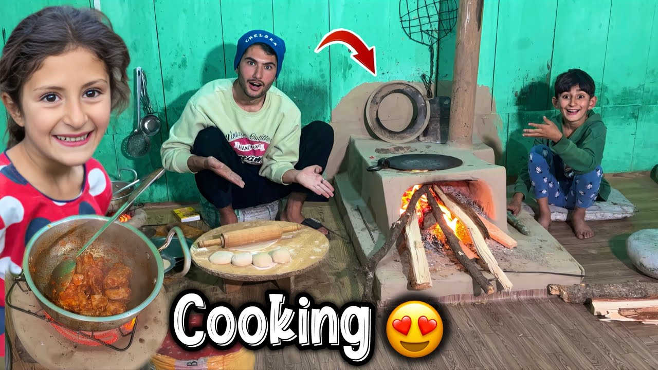 Cooking at Home in Neelum Valley 🍳 | Making Roti & Village Food | Simple Life in Kashmir