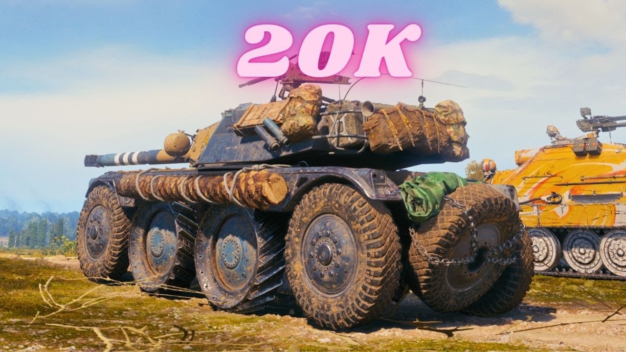 Panhard EBR 105 - 20K Spot Damage World of Tanks #wot