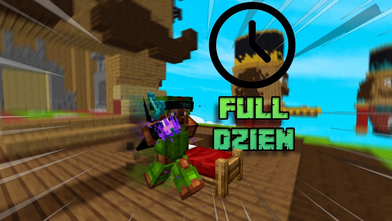 Jak Wygląda mój DZIEŃ GRANIA w Bedwars | Clean PvP Klipy, Bedwars, Fireball Fight