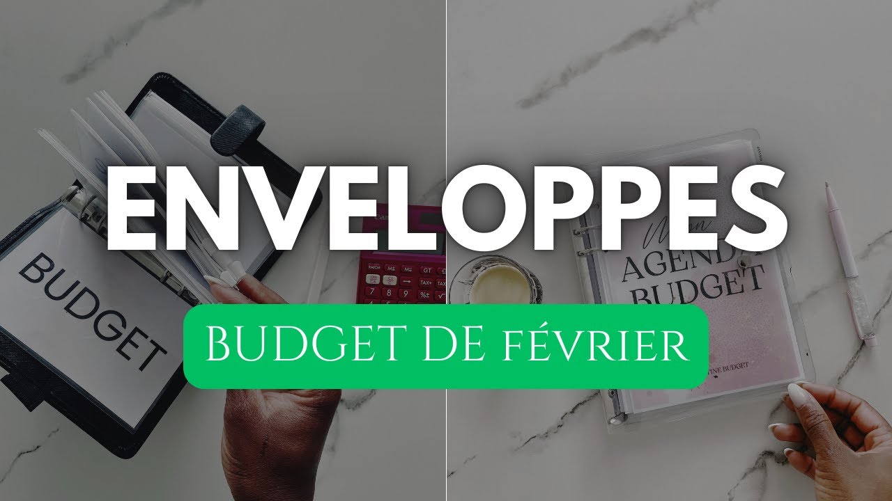 BUDGET PLANNER ENVELOPPE BUDGET | MON BUDGET MENSUEL DE FEVRIER