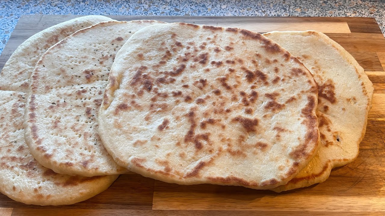 Pita Brot ganz einfach #rezept #pita #backen