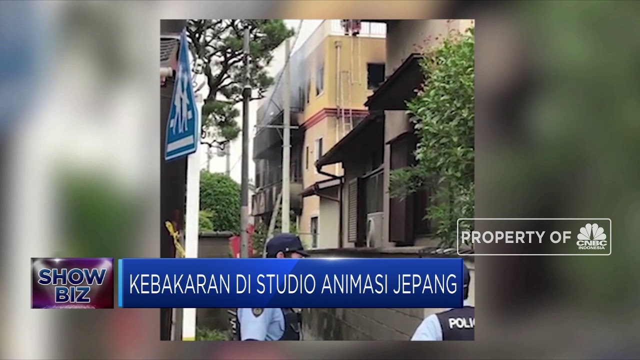 Kebakaran di Studio Animasi Jepang