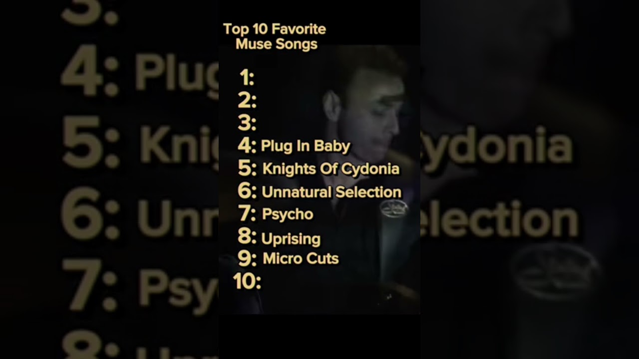 Top 10 favorite Muse songs! #muse #rock #music #top10