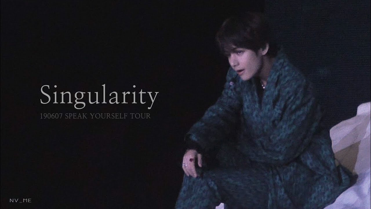 190607 SPEAK YOURSELF TOUR in PARIS Singularity 방탄소년단 뷔 FOCUS BTS V