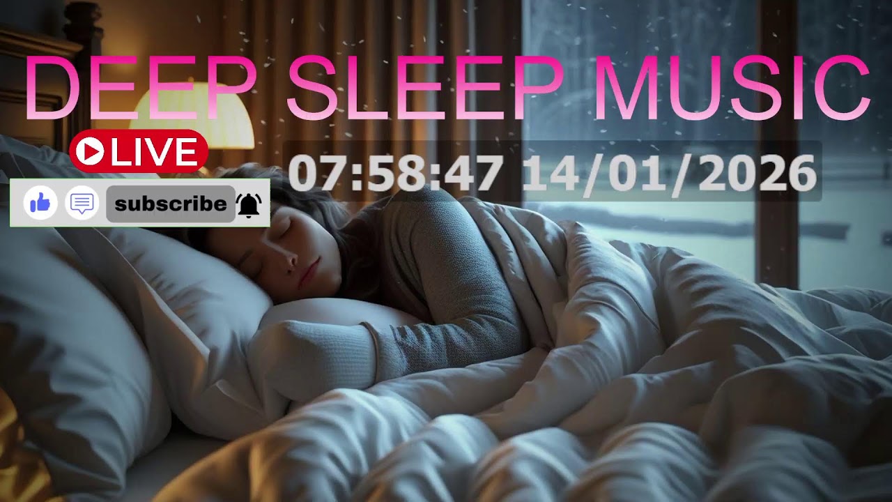 DEEP SLEEP MUSIC  of relaxing music with a warm breeze outside the bedroom