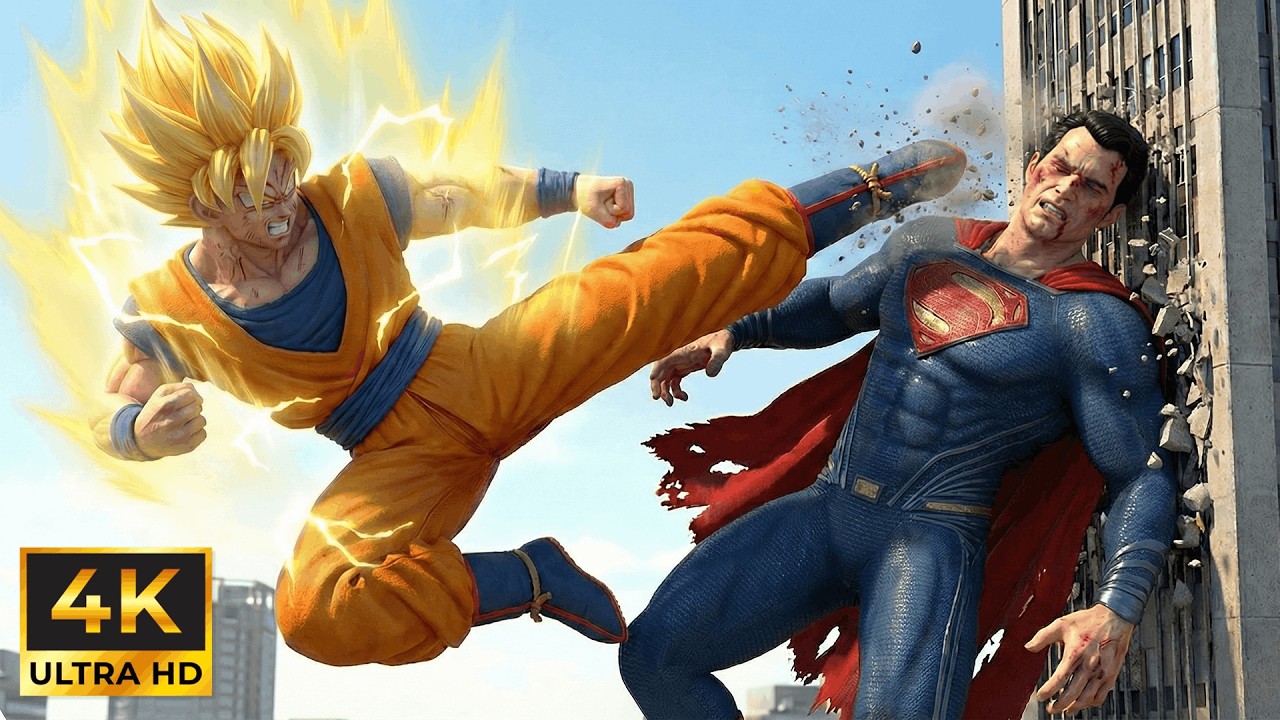 Goku vs Superman Full Battle | Episode 18 – Epic Superhero Fight