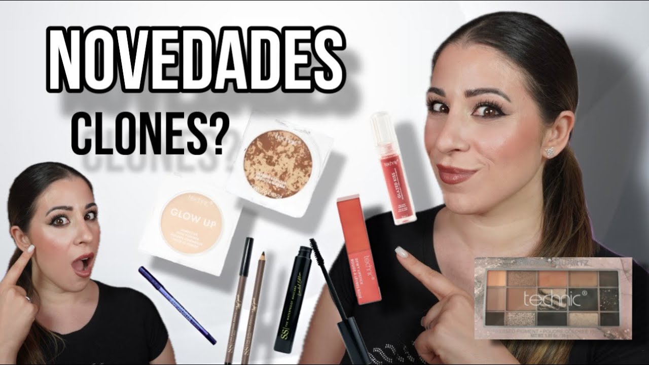 NOVEDADES TECHNIC - Clones!? Probando maquillaje nuevo y look FÁCIL ahumado para verano o prisas🌞