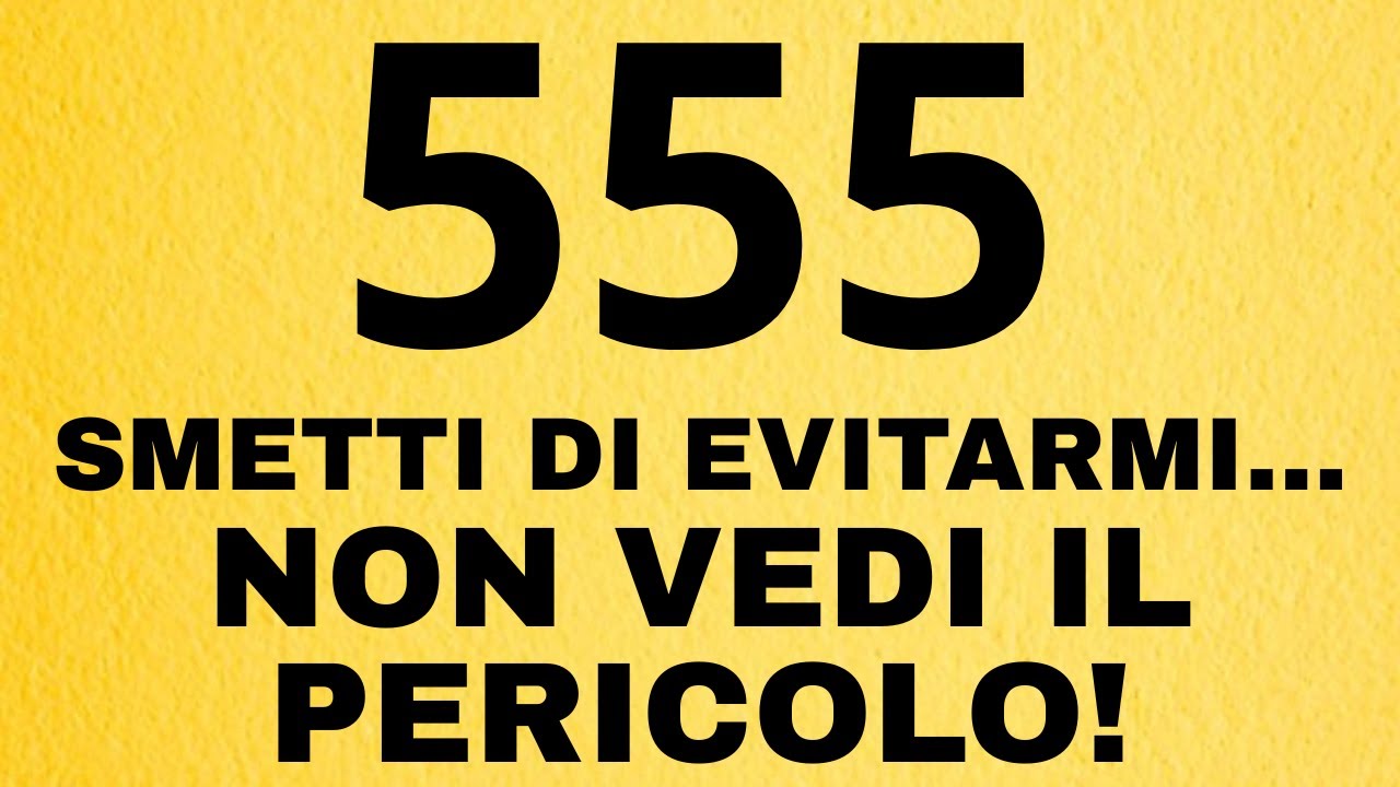 Dio dice: “ SMETTI DI EVITARMI… Non vedi il pericolo!” messaggio da Dio